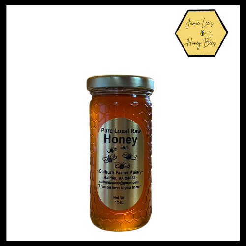 12 oz Jar, Raw Honey